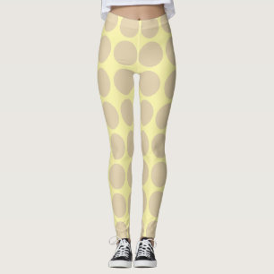 Ivoor Crème Neutrale Stippen Leggings