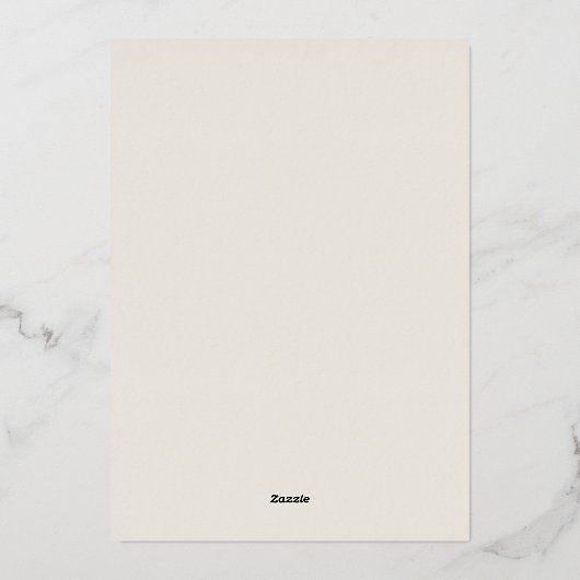 Ivoor | Desert Floral Gradual Party Folie Uitnodiging (Achterkant)