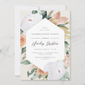 Ivoor | Desert Floral Gradual Party Kaart (Voorkant)