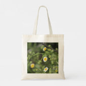 Ivoor Desert Rock Madeliefje Wildbloemen Coachella Tote Bag (Achterkant)