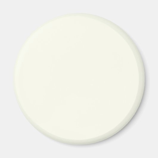 Ivoor Effen Kleur Magneet (Voorkant)