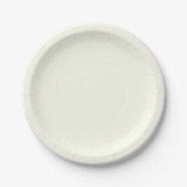 Ivoor Effen Kleur Papieren Bordje