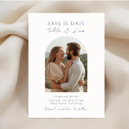 Ivoor | Elegante Script Boog Trouw Save the Date