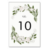 Ivoor en Blush Trouwlentes Tafelnummer (Achterkant)