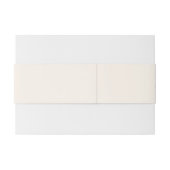 Ivoor en Blush Wildflower Bruiloft Uitnodigingen Wikkel (Achterkant Voorbeeld)