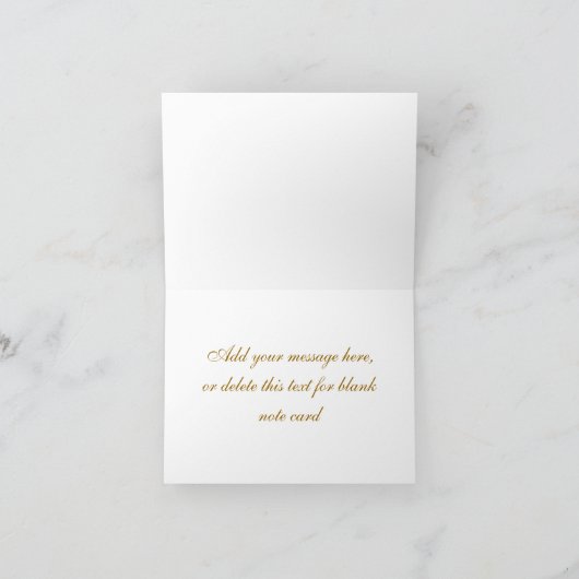 Ivoor en Goud Bedankkaartjes Bedankkaart (Binnen)