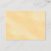 Ivoor en Goud Bloemen Huwelijkscadeau Registry Informatiekaartje (Achterkant)