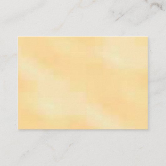 Ivoor en Goud Bloemen Huwelijkscadeau Registry Informatiekaartje (Achterkant)