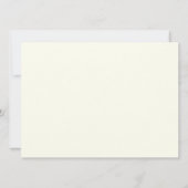 Ivoor en goud bruiloft informatie Kaarten (Achterkant)