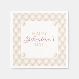 Ivoor en Goud Galentin's Day Cocktail servet