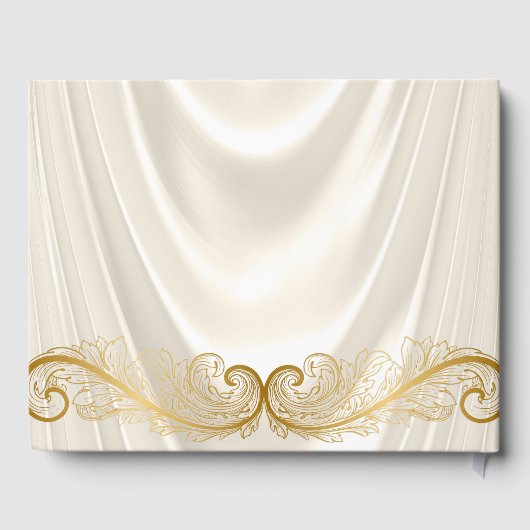 Ivoor en Goud Vrouwen Verjaardagsfeest Gastboeken Gastenboek (Achterkant)