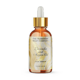 Ivoor en Goud Waterdichte Cosmetica Druppelfles Labels