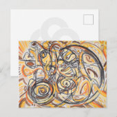 Ivoor en namel briefkaart (Voorkant / Achterkant)