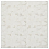 Ivoor en wit Abstract Stof (Swatch)
