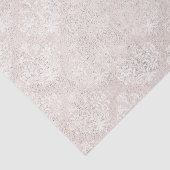 Ivoor en witte vintage damast tissuepapier (Detail)