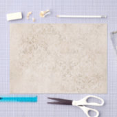 Ivoor en witte vintage damast tissuepapier (Craft)