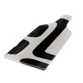 Ivoor en zwart Abstract glassnijplank Snijplank (Hoek)