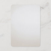 Ivoor Floral Gold laat Detail Enclosure Kaart acht (Achterkant)