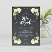 ivoor floral modern we ontwikkelden uitnodiging ch (Staand voorkant)