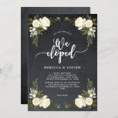 ivoor floral modern we ontwikkelden uitnodiging ch (Voorkant / Achterkant)