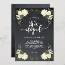 ivoor floral modern we ontwikkelden uitnodiging ch