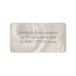 ivoor floral simpel elegant bruiloft uitnodiging etiket