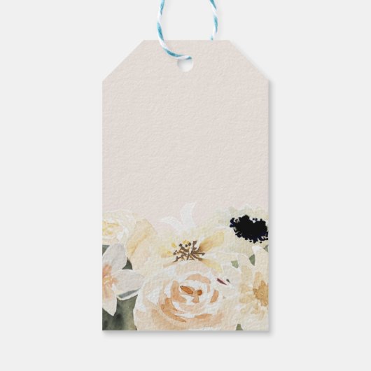 ivoor floreel baptisme Dank je cadeau Labels Cadeaulabel (Achterkant)