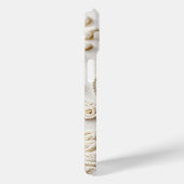 Ivoor geborduurd bloemontwerp Case-Mate iPhone case (Achterkant / Rechts)