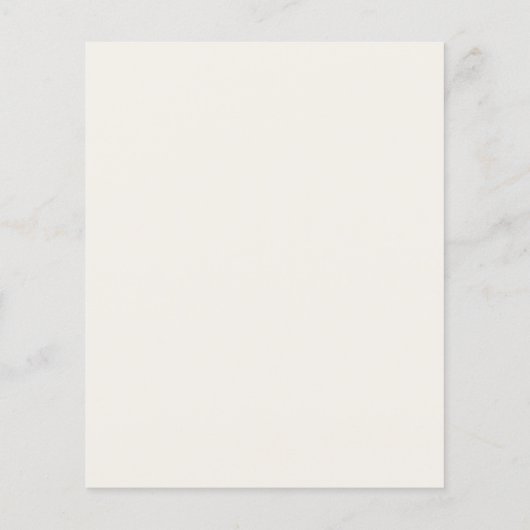 Ivoor gehuwd programmaboekje met monogram (Achterkant)