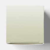 Ivoor Gem Bow & Lint 14e bruiloft Jubileum Bedankdoosjes (Bovenkant)