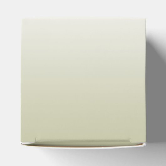 Ivoor Gem Bow & Lint 14e bruiloft Jubileum Bedankdoosjes (Bovenkant)