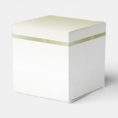 Ivoor Gem Bow & Lint 14e bruiloft Jubileum Bedankdoosjes (Achterkant)