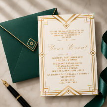 Ivoor Goud Art Deco Soirée Elegante Geometrische
