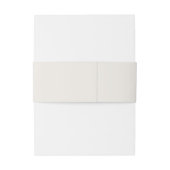 Ivoor & goud Elegante Kalligrafie Trouwen Uitnodigingen Wikkel (Achterkant Voorbeeld)