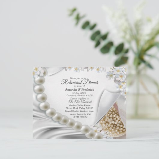 Ivoor, Groen, Blauw, Goud Zijde & Pear Repetitie d Kaart (Staand voorkant)