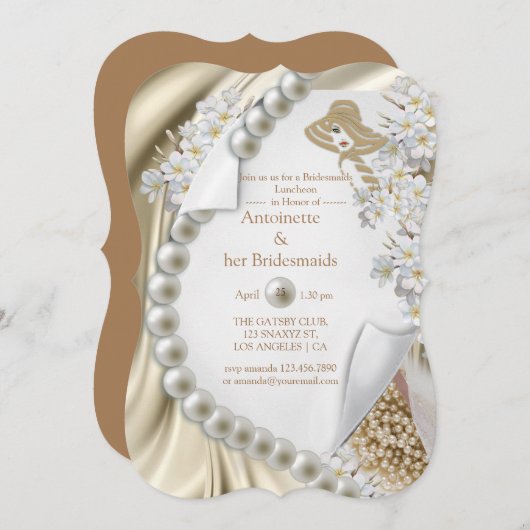 Ivoor-, groen-, blauw-, gouden zijde- en parelzijd kaart (Voorkant / Achterkant)