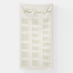 Ivoor Groene Alfabetische Trouw Zittijd Grafiek Spandoek