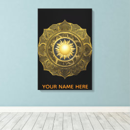 Ivoor Helios Mandala Fijne Kunst Canvas Kunst