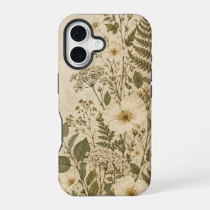 Ivoor Herbarium Paneel iPhone 16 Hoesje