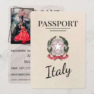 Ivoor Italië Paspoort Save The Date