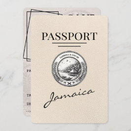 Ivoor Jamaica Passport Bewaar de datum Save The Date