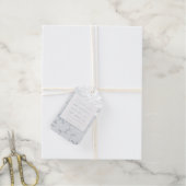 Ivoor & Kant Bruiloft Cadeaulabels (Met Koord)