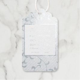 Ivoor & Kant Bruiloft Cadeaulabels