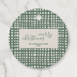 Ivoor Kerst Salie elegant Bedankjes Labels