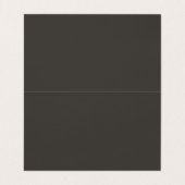 Ivoor Kleur Eenvoudig Professioneel Modern Minimal Visitekaartje (Binnenkant ongevouwen)