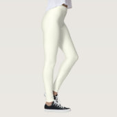Ivoor Kleur Effen Leggings (Rechts)
