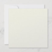 Ivoor Kleur Professionele Minimalistische Moderne Save The Date (Achterkant)