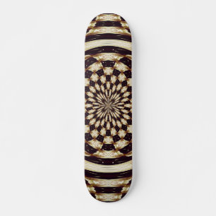 Ivoor Kleurenschouw Bloem Mandala Decoratie Skateboard
