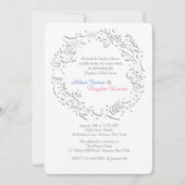 Ivoor krans uitnodiging (Voorkant)