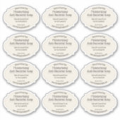 Ivoor  labels voor zelfgemaakte zeep 🧼 (Voorkant)